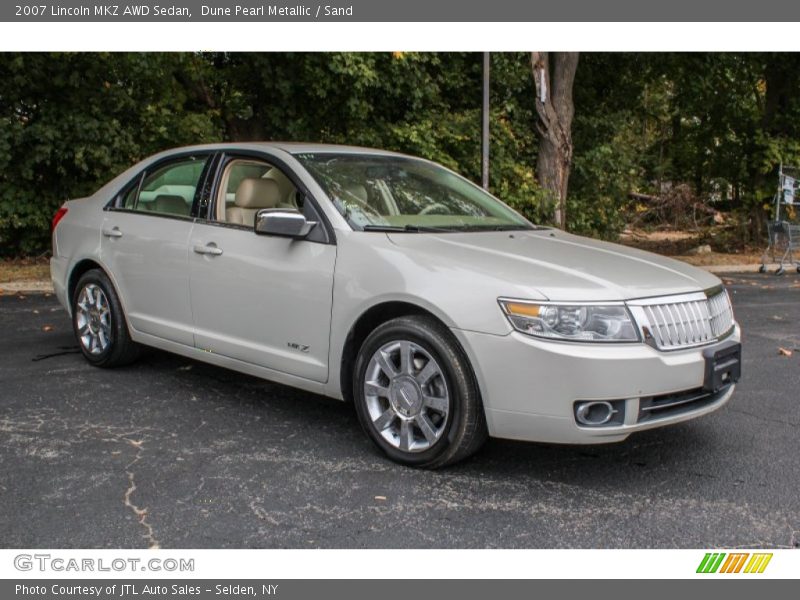Dune Pearl Metallic / Sand 2007 Lincoln MKZ AWD Sedan