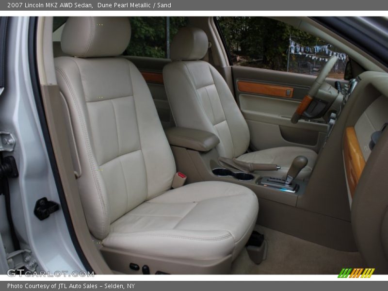 Dune Pearl Metallic / Sand 2007 Lincoln MKZ AWD Sedan