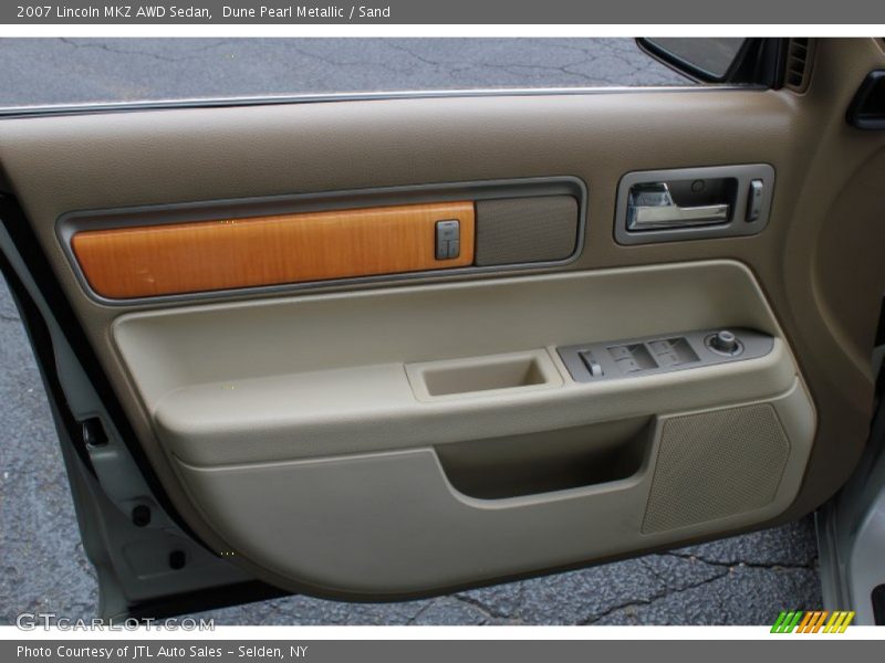Dune Pearl Metallic / Sand 2007 Lincoln MKZ AWD Sedan