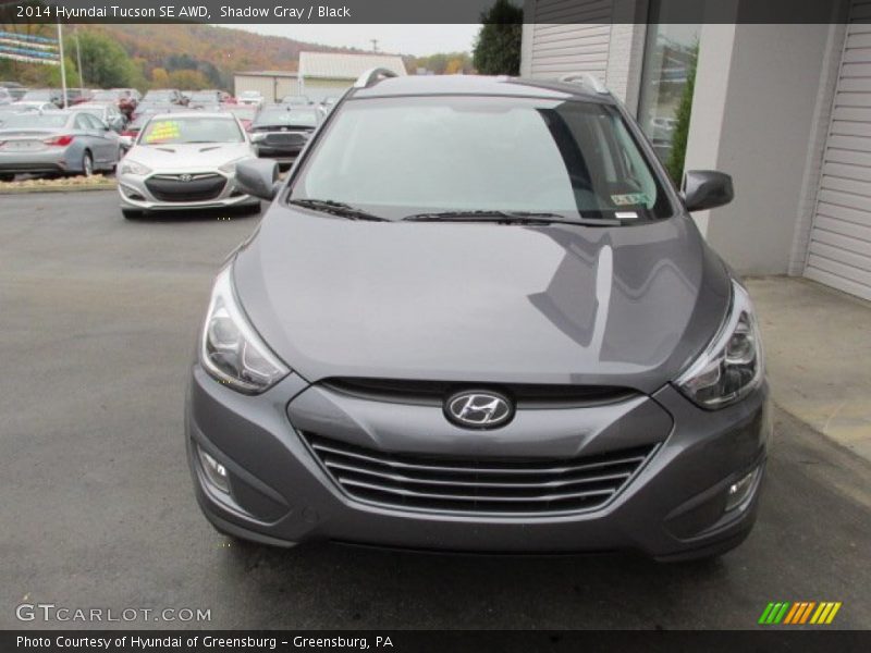 Shadow Gray / Black 2014 Hyundai Tucson SE AWD