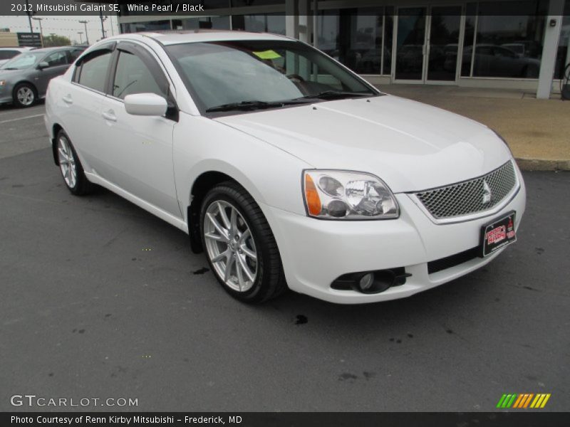 White Pearl / Black 2012 Mitsubishi Galant SE