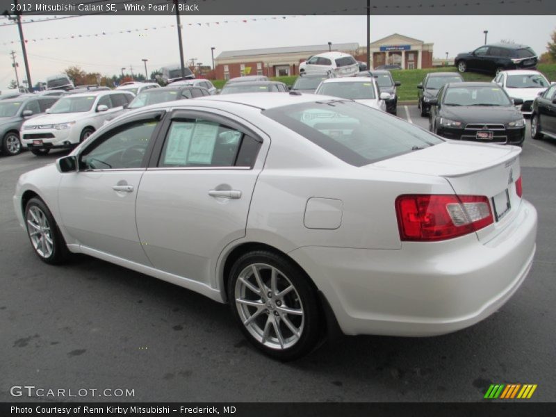 White Pearl / Black 2012 Mitsubishi Galant SE