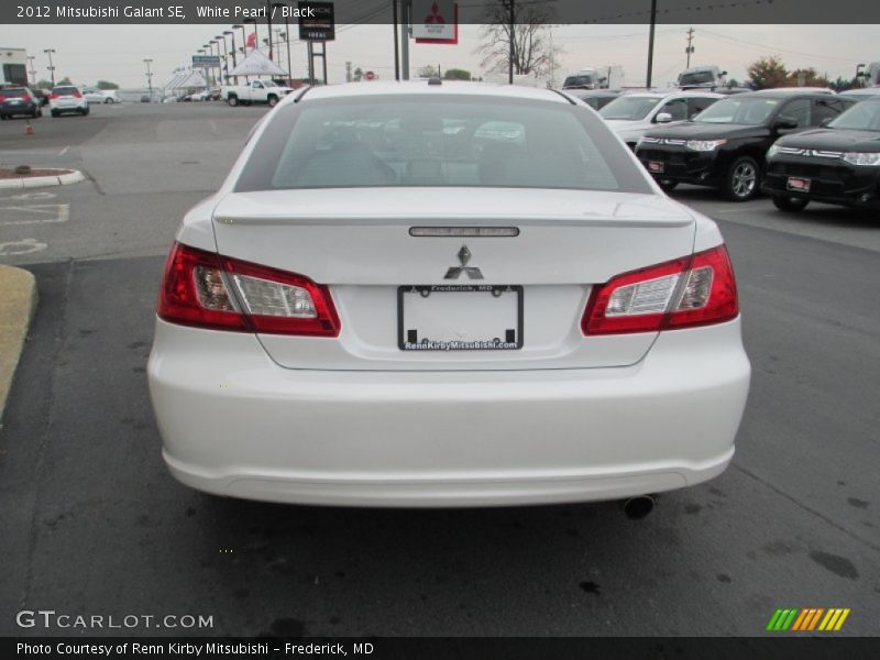 White Pearl / Black 2012 Mitsubishi Galant SE