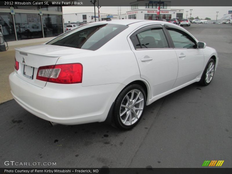 White Pearl / Black 2012 Mitsubishi Galant SE