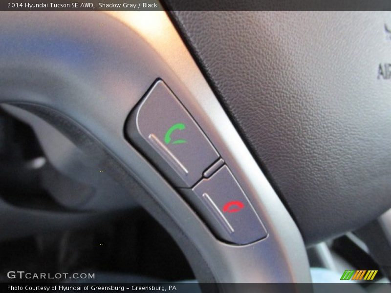 Shadow Gray / Black 2014 Hyundai Tucson SE AWD