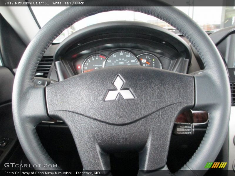 White Pearl / Black 2012 Mitsubishi Galant SE