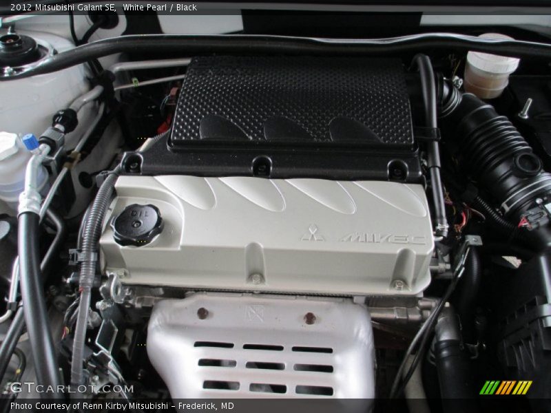 White Pearl / Black 2012 Mitsubishi Galant SE