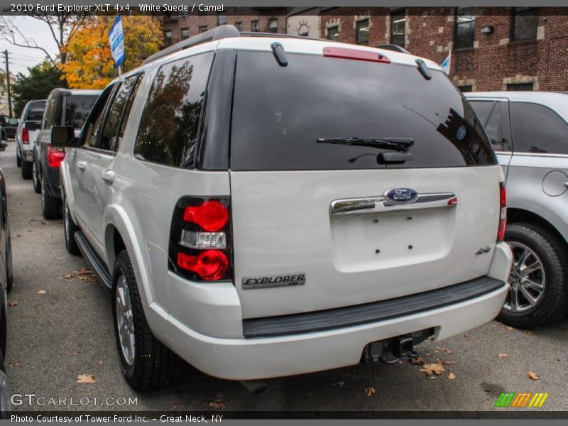 White Suede / Camel 2010 Ford Explorer XLT 4x4