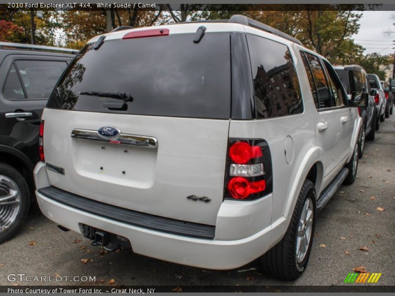 White Suede / Camel 2010 Ford Explorer XLT 4x4