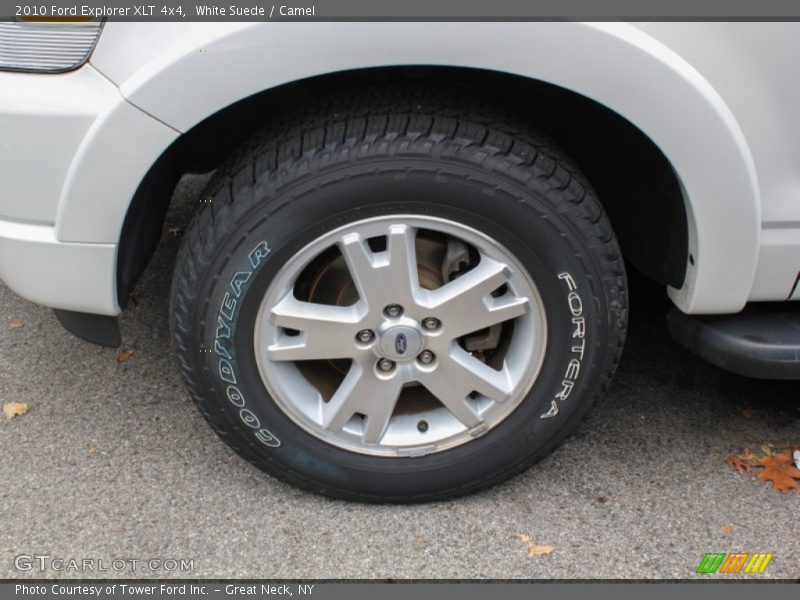 White Suede / Camel 2010 Ford Explorer XLT 4x4