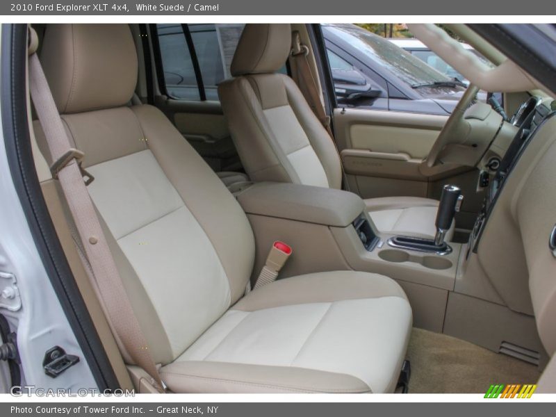 White Suede / Camel 2010 Ford Explorer XLT 4x4
