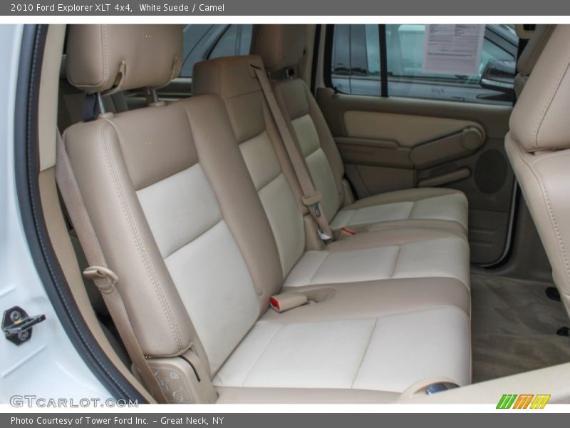 White Suede / Camel 2010 Ford Explorer XLT 4x4