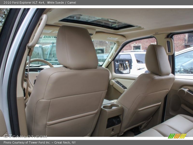 White Suede / Camel 2010 Ford Explorer XLT 4x4