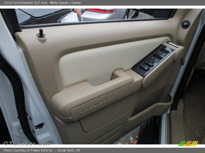 White Suede / Camel 2010 Ford Explorer XLT 4x4