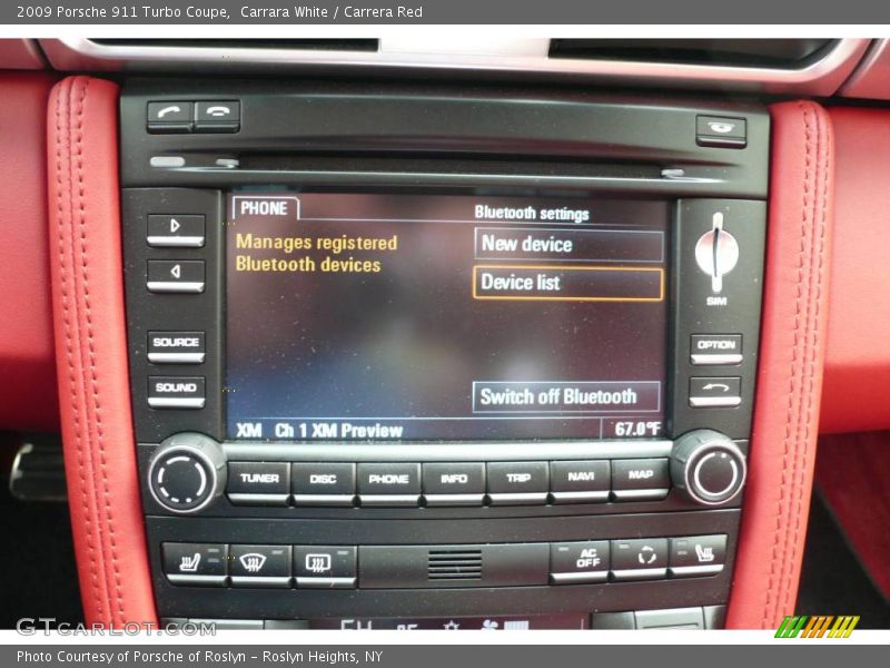 Carrara White / Carrera Red 2009 Porsche 911 Turbo Coupe