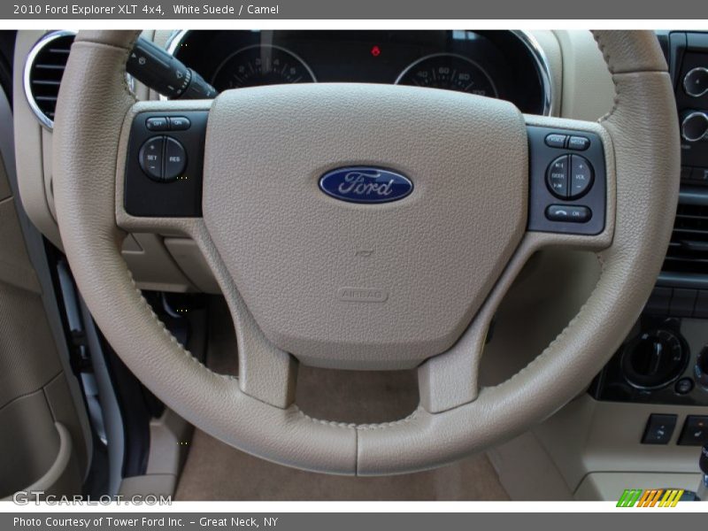 White Suede / Camel 2010 Ford Explorer XLT 4x4