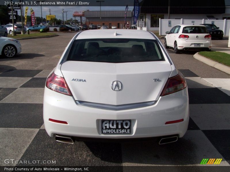 Bellanova White Pearl / Ebony 2012 Acura TL 3.5