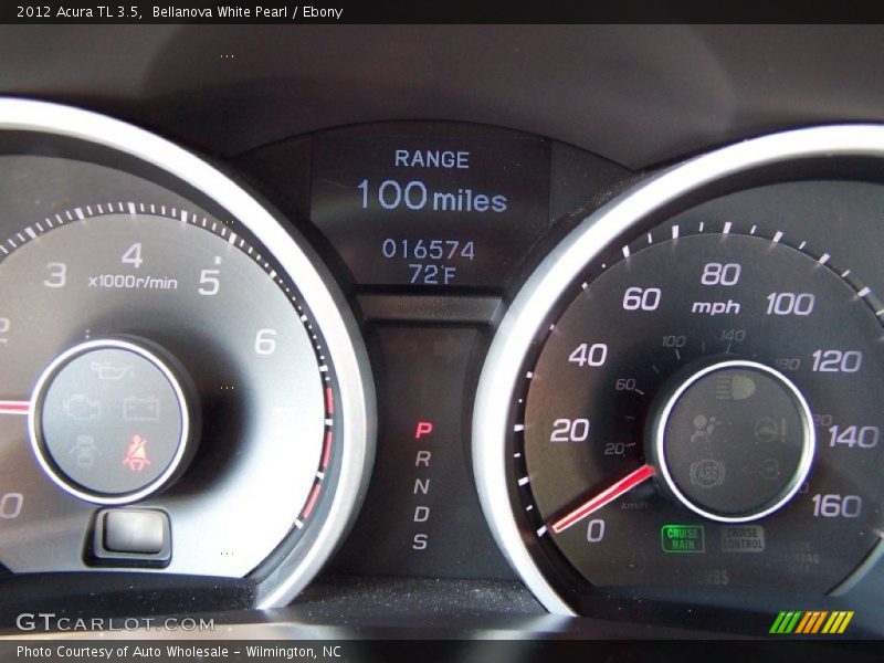 Bellanova White Pearl / Ebony 2012 Acura TL 3.5