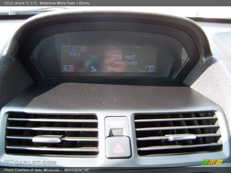 Bellanova White Pearl / Ebony 2012 Acura TL 3.5