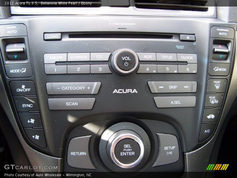 Bellanova White Pearl / Ebony 2012 Acura TL 3.5