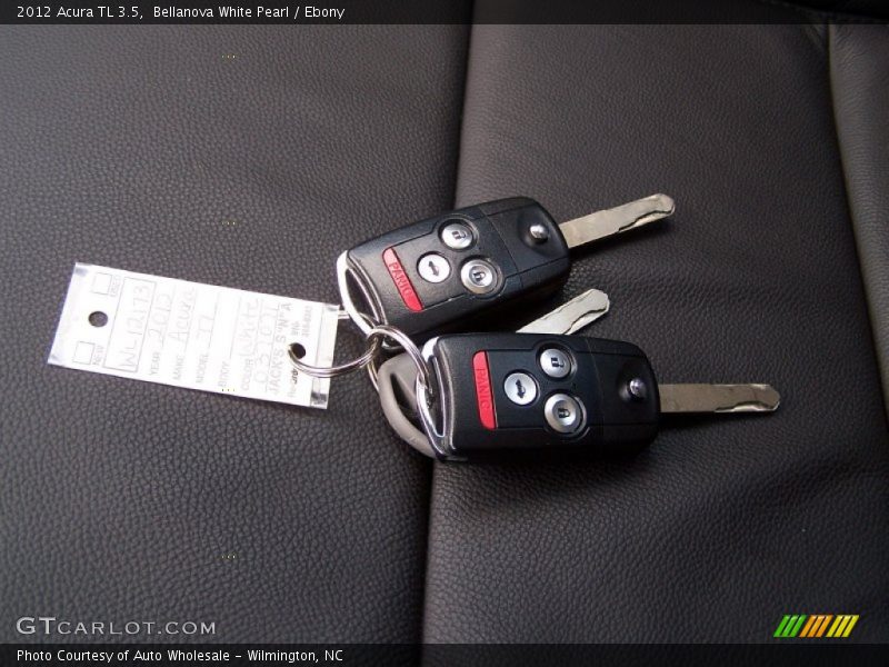 Bellanova White Pearl / Ebony 2012 Acura TL 3.5