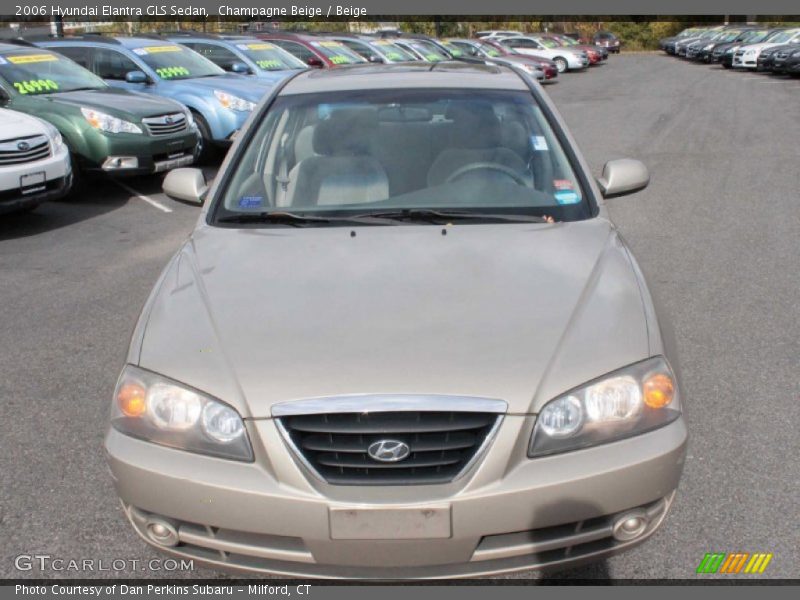 Champagne Beige / Beige 2006 Hyundai Elantra GLS Sedan