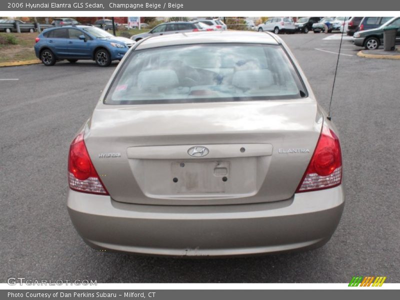 Champagne Beige / Beige 2006 Hyundai Elantra GLS Sedan