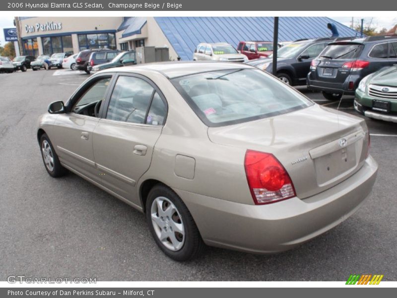 Champagne Beige / Beige 2006 Hyundai Elantra GLS Sedan