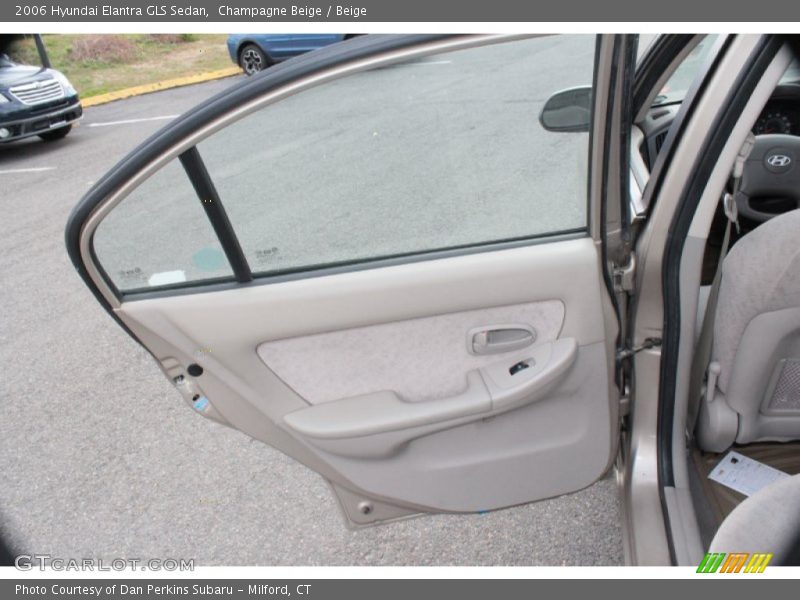 Champagne Beige / Beige 2006 Hyundai Elantra GLS Sedan