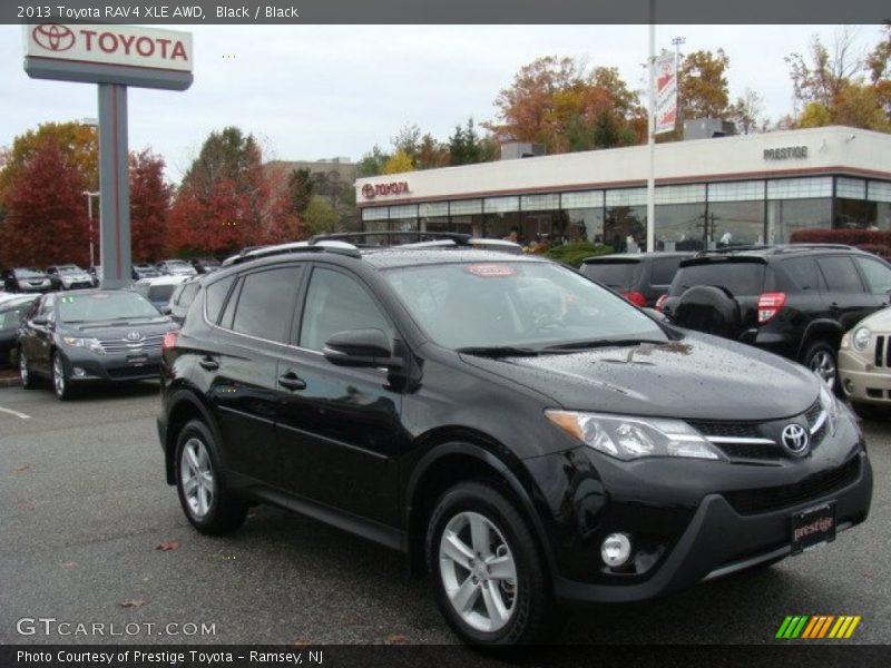 Black / Black 2013 Toyota RAV4 XLE AWD