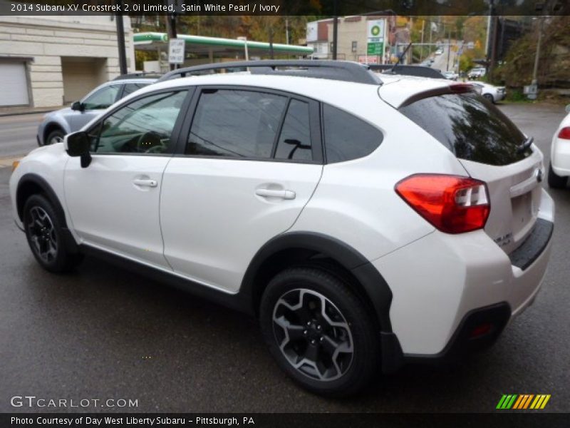 Satin White Pearl / Ivory 2014 Subaru XV Crosstrek 2.0i Limited
