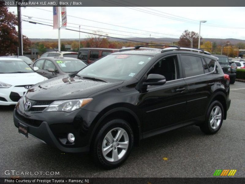 Black / Black 2013 Toyota RAV4 XLE AWD