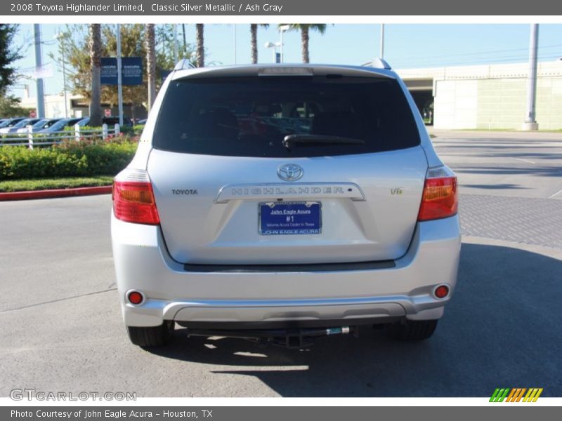 Classic Silver Metallic / Ash Gray 2008 Toyota Highlander Limited