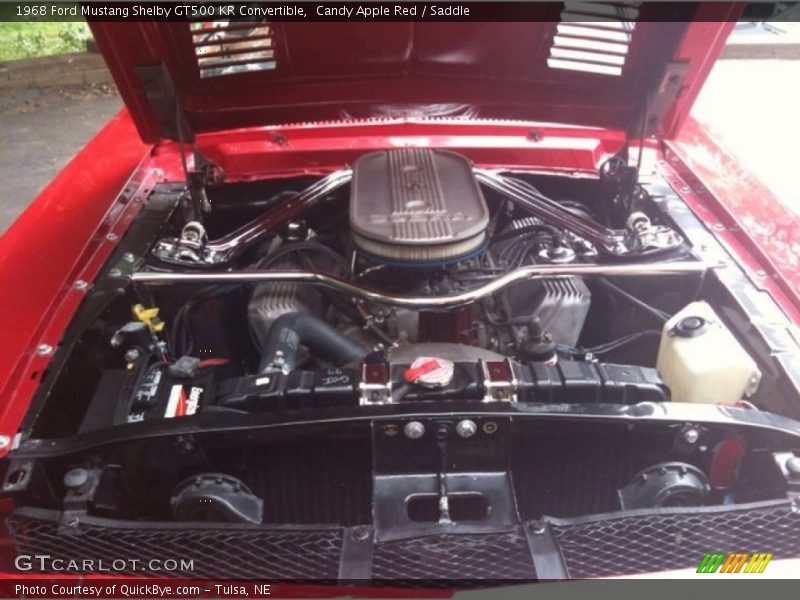 Candy Apple Red / Saddle 1968 Ford Mustang Shelby GT500 KR Convertible
