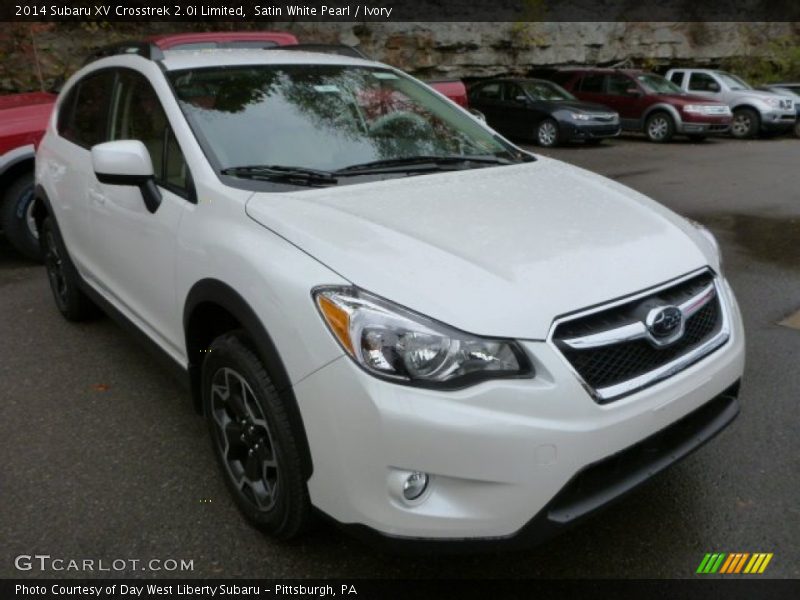 Satin White Pearl / Ivory 2014 Subaru XV Crosstrek 2.0i Limited