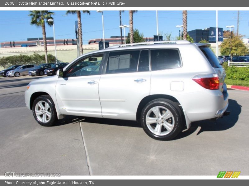 Classic Silver Metallic / Ash Gray 2008 Toyota Highlander Limited