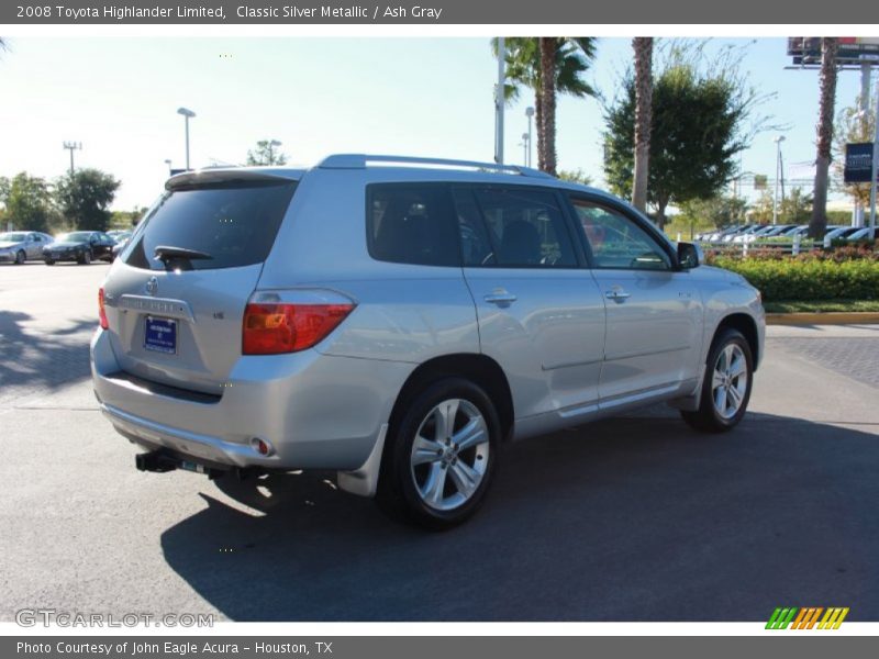 Classic Silver Metallic / Ash Gray 2008 Toyota Highlander Limited