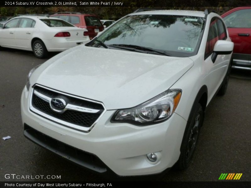 Satin White Pearl / Ivory 2014 Subaru XV Crosstrek 2.0i Limited