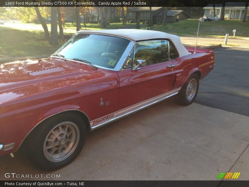 Candy Apple Red / Saddle 1968 Ford Mustang Shelby GT500 KR Convertible