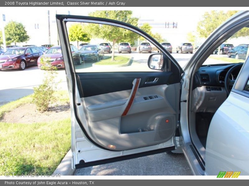 Classic Silver Metallic / Ash Gray 2008 Toyota Highlander Limited