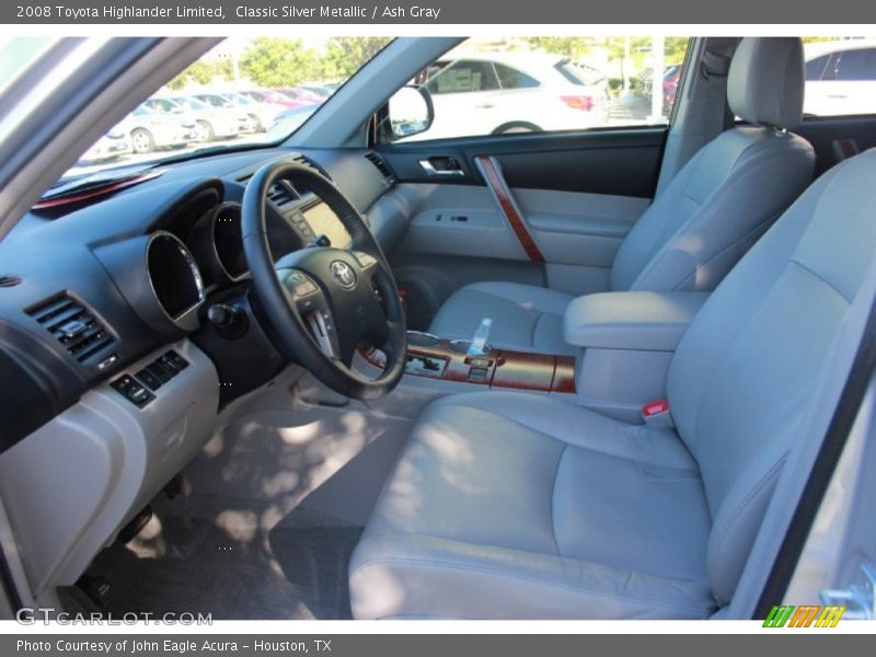 Classic Silver Metallic / Ash Gray 2008 Toyota Highlander Limited