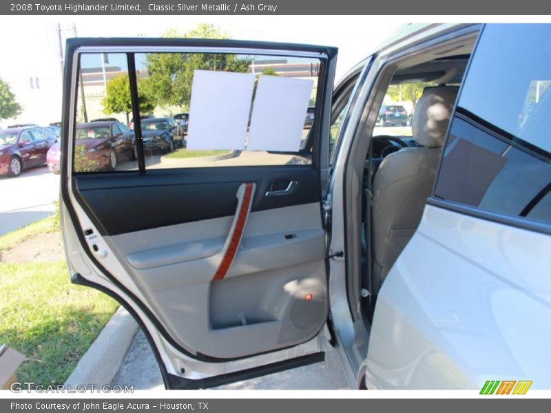 Classic Silver Metallic / Ash Gray 2008 Toyota Highlander Limited