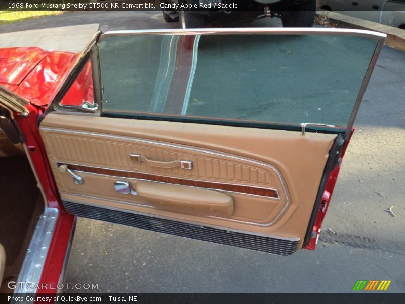 Candy Apple Red / Saddle 1968 Ford Mustang Shelby GT500 KR Convertible