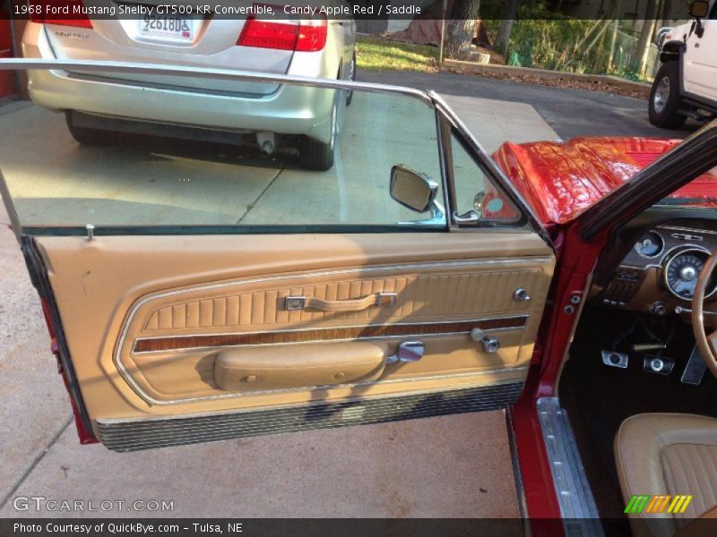Candy Apple Red / Saddle 1968 Ford Mustang Shelby GT500 KR Convertible