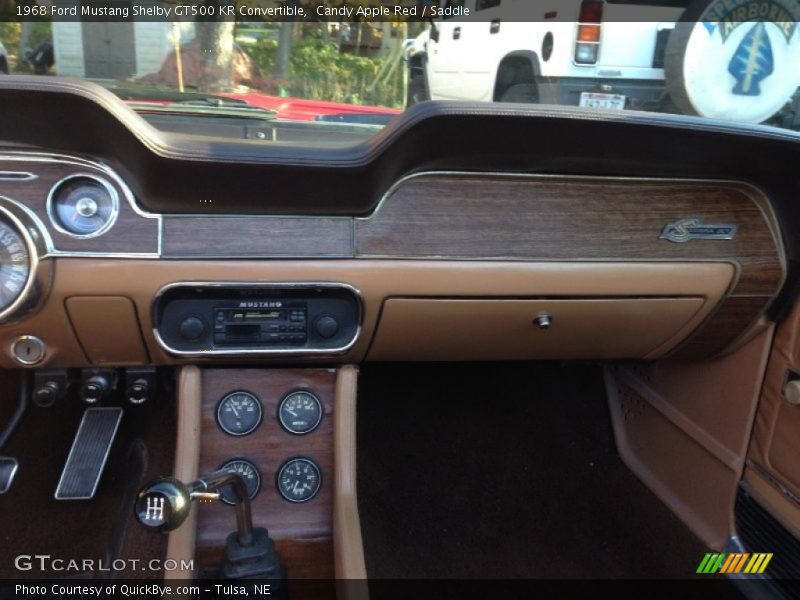 Candy Apple Red / Saddle 1968 Ford Mustang Shelby GT500 KR Convertible