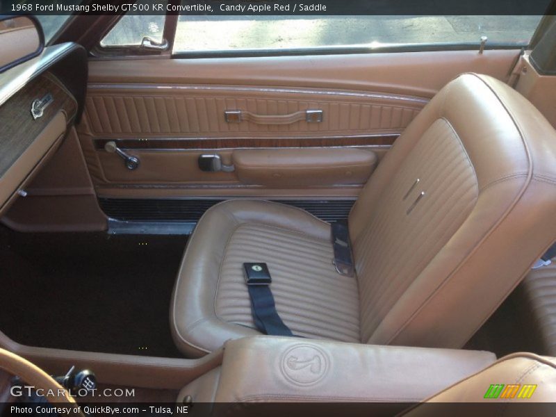 Candy Apple Red / Saddle 1968 Ford Mustang Shelby GT500 KR Convertible