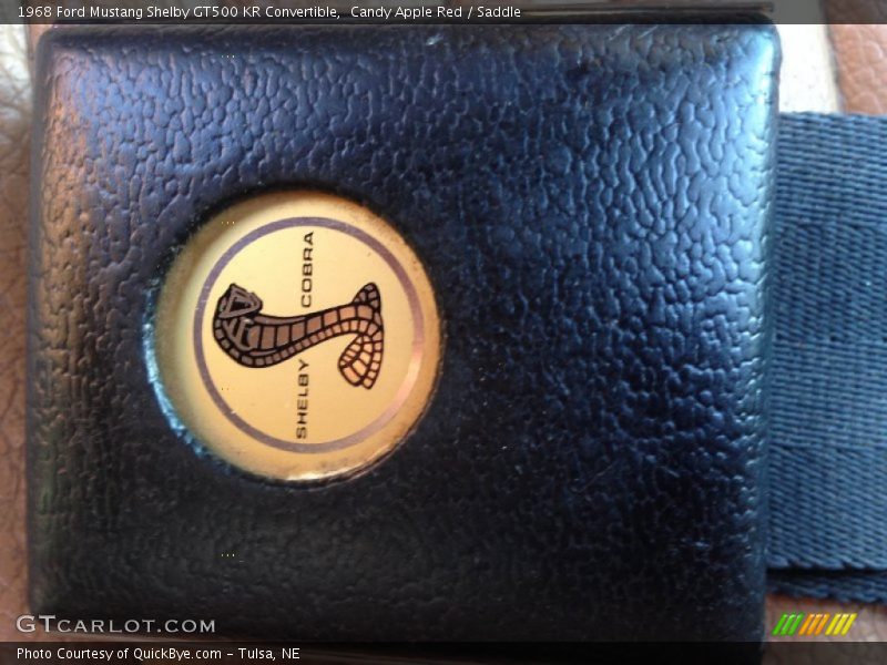 Candy Apple Red / Saddle 1968 Ford Mustang Shelby GT500 KR Convertible