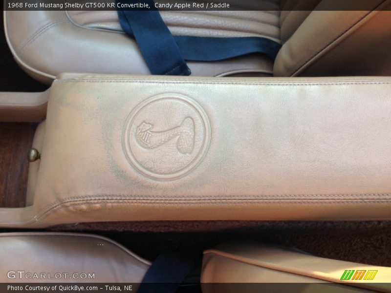 Candy Apple Red / Saddle 1968 Ford Mustang Shelby GT500 KR Convertible