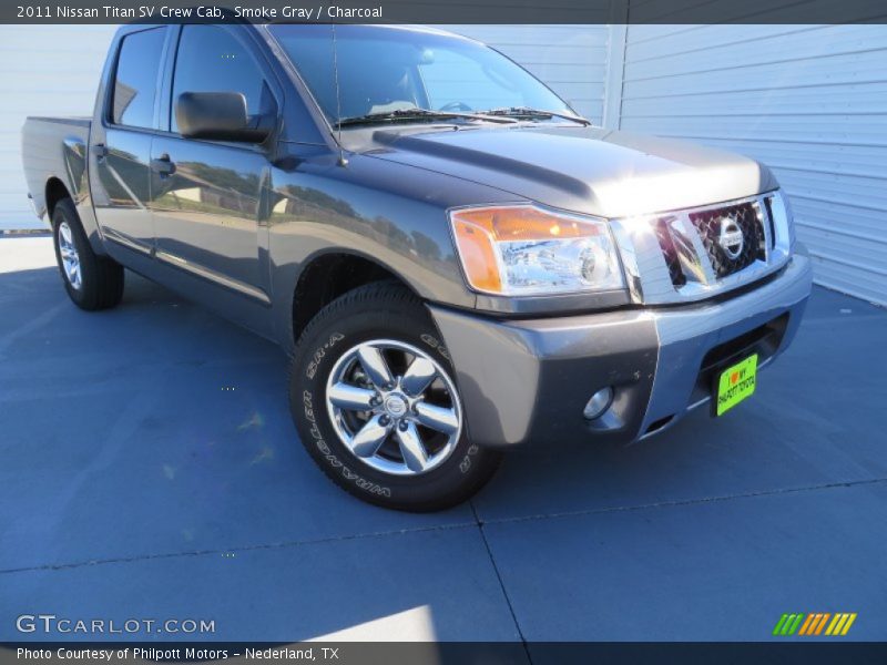 Smoke Gray / Charcoal 2011 Nissan Titan SV Crew Cab