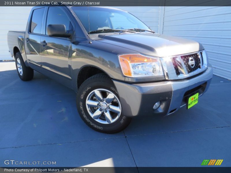 Smoke Gray / Charcoal 2011 Nissan Titan SV Crew Cab
